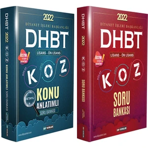 Ddy Yayınları DHBT Koz Konu Soru 2'li Set Lisans Önlisans