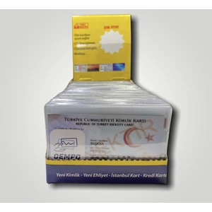 200 Adet Toptan Yüksek Kalite Pvc Kimlik Kabı Tüm Kartlar Için Kart Koruyucu