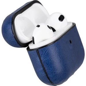 Jupp Apple Airpods 3.nesil Uyumlu Deri Kılıf TN20 Mavi