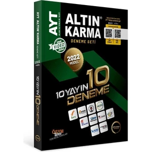 Altın Karma Yayınları AYT  2022 10 Farklı Yayın 10 Deneme Seti