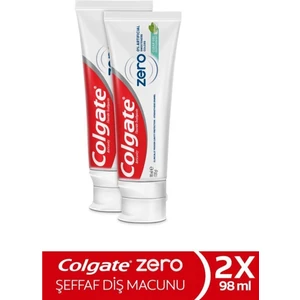 Zero Spearmint Doğal Nane Aroması Şeffaf Diş Macunu 98 ml x 2