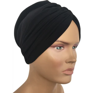 Bone Drape Model Hazır Türban Siyah