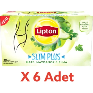 Slim Plus Mate Maydanoz ve Elma Çayı 20LI x 6 Adet