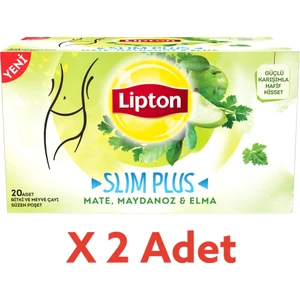 Slim Plus Mate Maydanoz ve Elma Çayı 20LI x 2 Adet