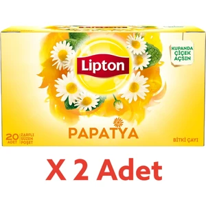 Papatya Bitki Süzen Bardak Poşet Çayı 20LI  x 2 Adet