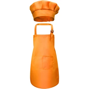 Strade Store Çocuk Önlük Şef Şapka Set (Yurt Dışından)