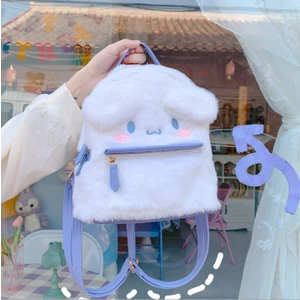 Karikatür Peluş Çanta Sevimli Kız Gibi Kalp Sırt Çantası