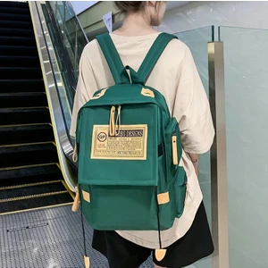 Küresel Ortaokul Basit Su Geçirmez Oğrenci Sırt Çantası Sat