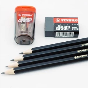 Exam Grade Sınav Kalem Seti 4 Adet 2b Sınav Kalemi 1 Adet Silgi 1 Adet Kalemtraş