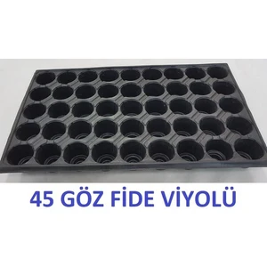 Köy Tohumları 10 Adet Plastik 45 Lik Viyol Fide Tohum Viyol Çimlendirme Viyolü Viyol Sebze Tohumu