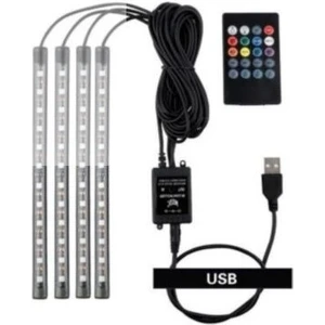 USB Girişli 12 LED Ayak Altı LED Sese ve Müziğe Duyarlı Kumandalı Erg- USB12LED010306