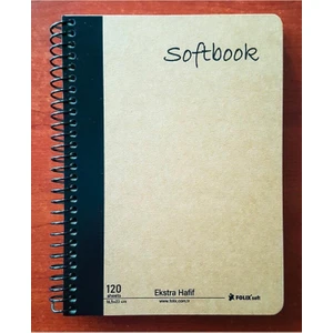 Ekstra Hafif Sert Kapak Spiralli Defter 16,5X23CM 120 Yp. Çizgili