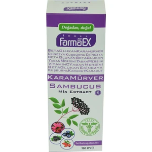 Yeşil Naturel Farmaex Karamürver Bitkisel Karışım Alkolsüz Ekstrakt 150 ml