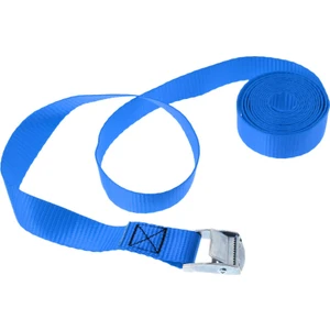 Ağır Cam Toka Kravat Aşağı Kirpik Kayışı Tavan Raf Römork 25MM x 2.5m Mavi
