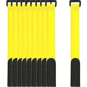 10X Olta Kemerleri Ties Sıkı Iplik Çubuk Askıları Tutucular Sarı(Yurt Dışından)