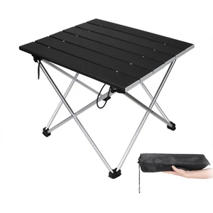 Real Me Katlanabilen Kamp  Masası 55X40.5X40.5 cm - Siyah (Yurt Dışından)