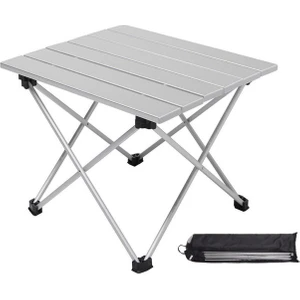 Real Me Katlanabilen Kamp  Masası 55X40.5X40.5 cm - Gümüş (Yurt Dışından)