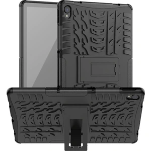 Zshskj Lenovo Tab P11 Lastik Doku Darbeye Dayanıklı Tpu + Pc Koruyucu Kılıf Tutucu ile