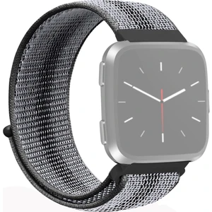 Zshskj Fitbit Versa Için 1/2 Evrensel Naylon Kayış Kordonlu Saat