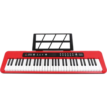 Jwin CMK-6148  KIRMIZI 61 Tuşlu Elektronik Org (Etiket,Mikrofon ve