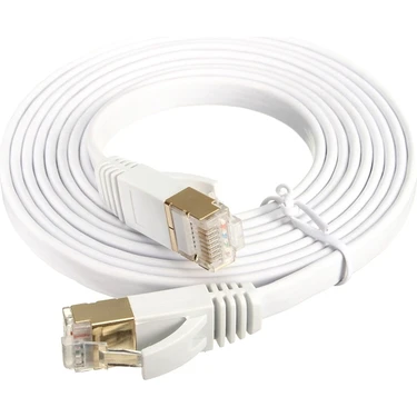 Alfais 4453 Cat7 Ethernet RJ45 600MHz 10GBPS Modem İnternet Kablosu 20