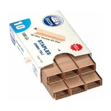 Delta No 10 Zımba Teli Sarı 1000'LIK 10 Kutu Fiyatı