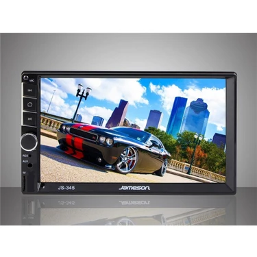 Jameson JS-345 Double Oto Teyp 4 Kanal 60W Bluetooth USB SD Kart Girişi ile