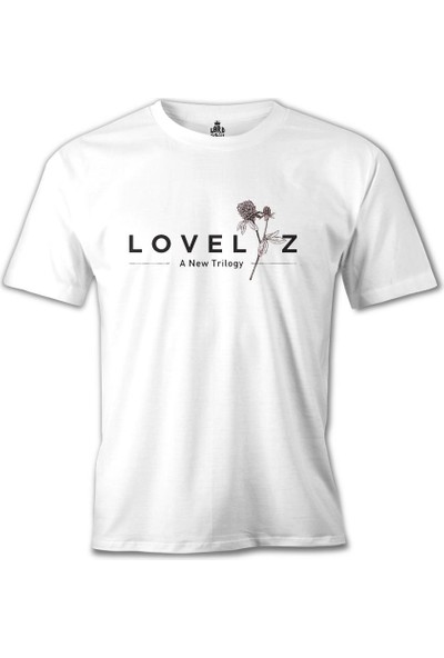 Lovelyz - Trilogy Beyaz Erkek Tshirt