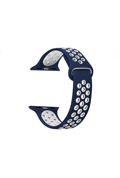 Bonjux Apple Watch Uyumlu 2 45 mm Nike Spor Delikli Kordon Kayış