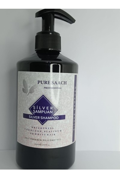 Pure Saach Professioanal Silver Mor Pigment Şampuan