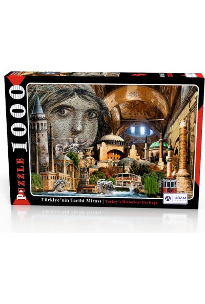 Adam Games Türkiyenin Tarihi Mirası 1000 Parça Puzzle Yapboz
