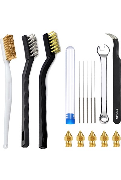 3D Yazıcı Nozulları Temizleyici Kiti Cımbız Clezers Temiz Ender 2 3 Için Mk Için Clean (Yurt Dışından)