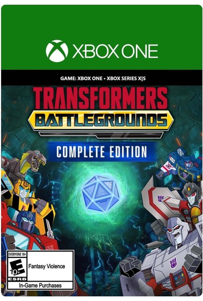 Transformers: Battlegrounds - Complete Edition Xbox One ve Xbox Series X|S / Windows 10 11 Xbox Oyun