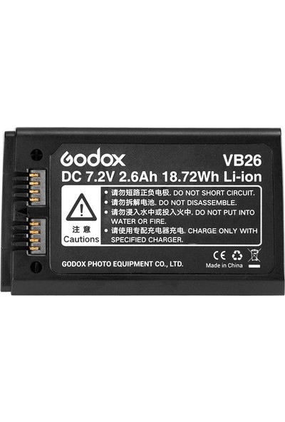 Godox VB26 V1 Flaş Için Li-On Batarya