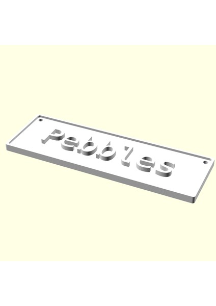 Pebbles Tasmalık Künye Tag Kedi Köpek Evcil Hayvana Isme Özel Üretim Isimlik Hediyelik Organik Plastik