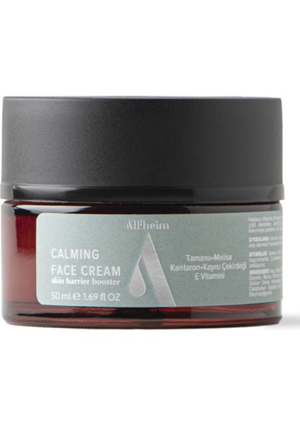 Alfheim calming Yatıştırıcı Yüz Kremi/ Anti Alerjik/ Hassas Ciltler Için/ Tahrişi / 50 ml