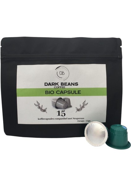 Darkbeans Bio Kapsül Kahve 15'li