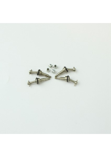 4 Adet Metal Cvd Evrensel Ortak Şaft ile M2 Somun Wltoys K969 K989 K979 P929 1/28 Rc Araba Yükseltmeleri Parçaları