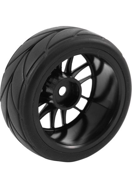4 Adet 1/10 Kauçuk Lastik Rc Araba Yarışı Lastikleri Yolda Jant Fit Hsp Hpi 9068-6081 Rc Araba Parçası