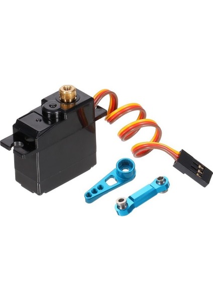 Wltoys Için Servo Kol Servo Çubuk ile Üç Telli Metal Dişli Servo 144001 124019 124018 A959-B A959 Rc Araba Yükseltme Parçaları