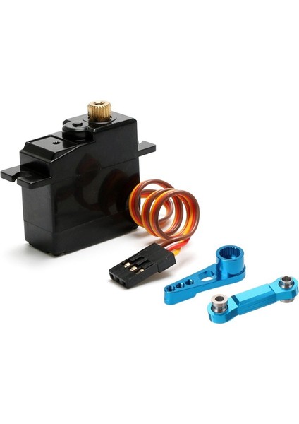 Wltoys Için Servo Kol Servo Çubuk ile Üç Telli Metal Dişli Servo 144001 124019 124018 A959-B A959 Rc Araba Yükseltme Parçaları