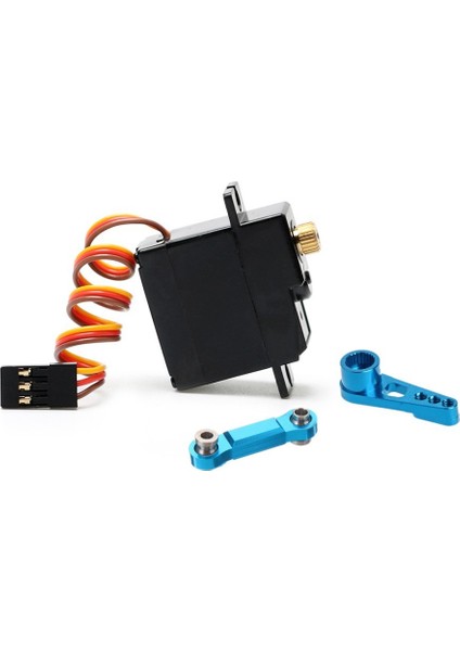 Wltoys Için Servo Kol Servo Çubuk ile Üç Telli Metal Dişli Servo 144001 124019 124018 A959-B A959 Rc Araba Yükseltme Parçaları