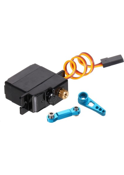 Wltoys Için Servo Kol Servo Çubuk ile Üç Telli Metal Dişli Servo 144001 124019 124018 A959-B A959 Rc Araba Yükseltme Parçaları