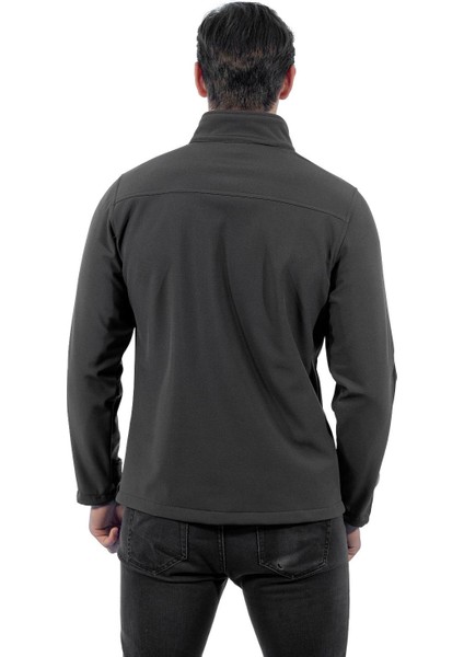 , SoftShell Mont, Koyu Gri -91E632- Su İtici