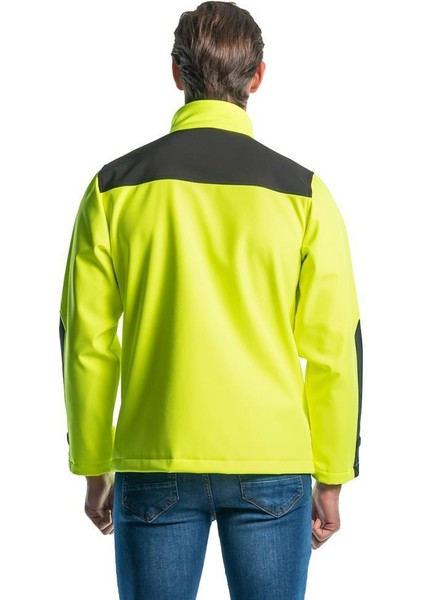 , Softshell Mont, Sarı -91E666- Su İtici