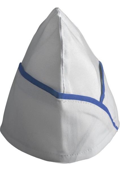 , Kep, Beyaz, Saks Biyeli -4E793- Aşçı Kepi, İş Kıyafeti