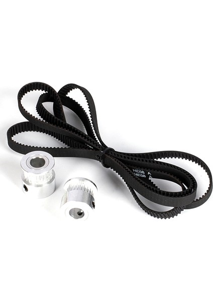 Z-Ekseni Gt2 Triger Kayışı Kasnak Kiti Tronxy X5SA-400/X5SA -400PRO/X5SA-400-2E Için 24-Diş Senkron Wheeland 1210MM Kayış