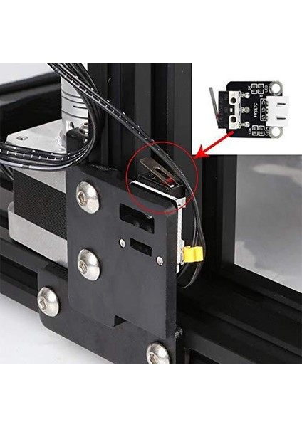 Shuai Yan Kablolar ile Son Durdurma Sınır Anahtarı Için 5 Adet 3pin, 3D Yazıcı Sınır Anahtarları, Cr 10 Için Mekanik Son Durdurma Anahtarı Modülü