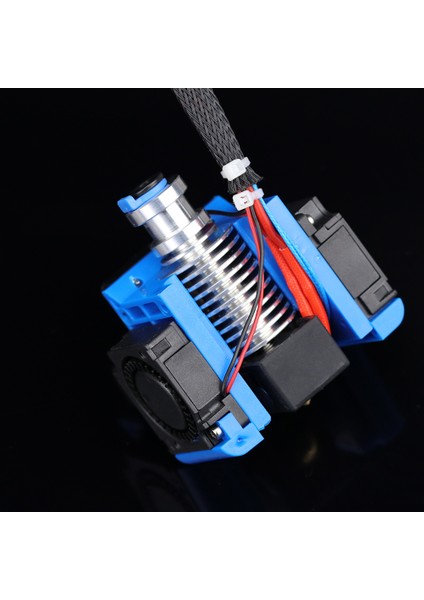 Shuai Yan Tüm Metal V6 J-Kafa E3D V6 Için Hotend Bowden Extruder Kiti Hotend Soğutma Fanı Braketi Blok 3D Yazıcılar Parçaları, 24V V6(Yurt Dışından)