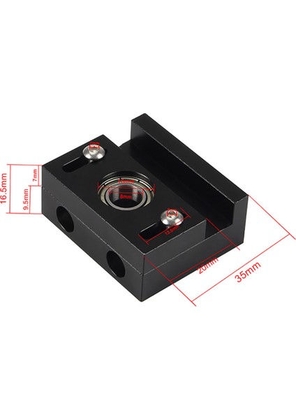 Shuai Yan 3D Yazıcı Aksesuarları Için Cr-10 Ender-3 V2/3pro Yükseltilmiş Metal Ayarlanabilir Z Ekseni Vidalı Montaj